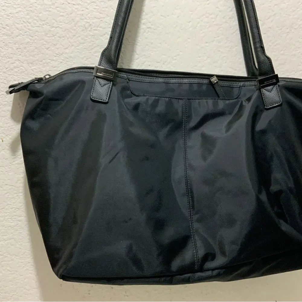 samsonite nylon tote laptop bag double handle padded